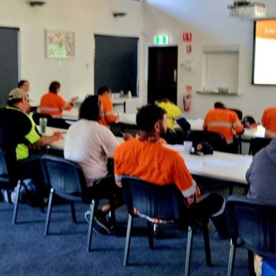 bindelong aboriginal corporation team first aid training